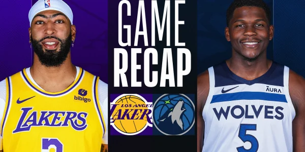 minnesota timberwolves vs lakers match player stats